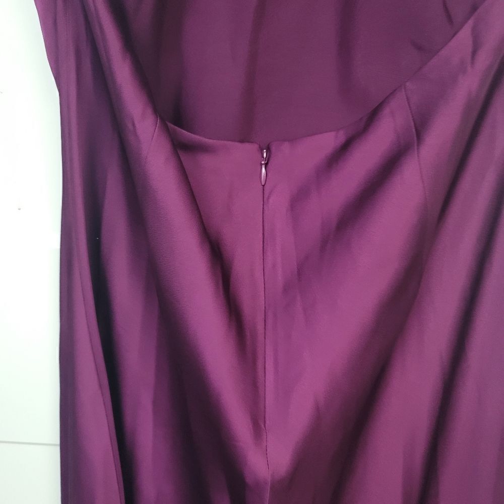Lovers & Friends Raya midi dress Size Xl Halterneck Satin Revolve - Picture 8 of 9